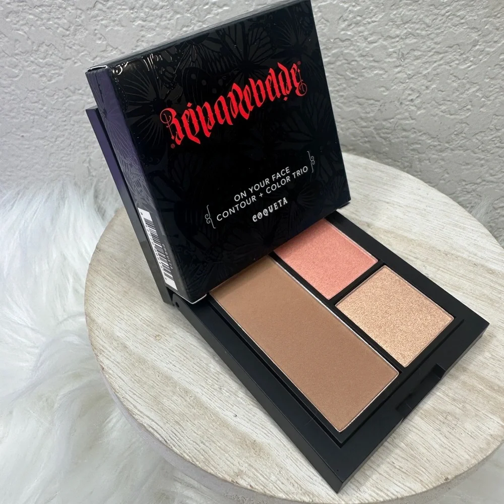 $8 🌙 Reina‎ Rebelde On Your Face Contour + Color Trio Coqueta NEW